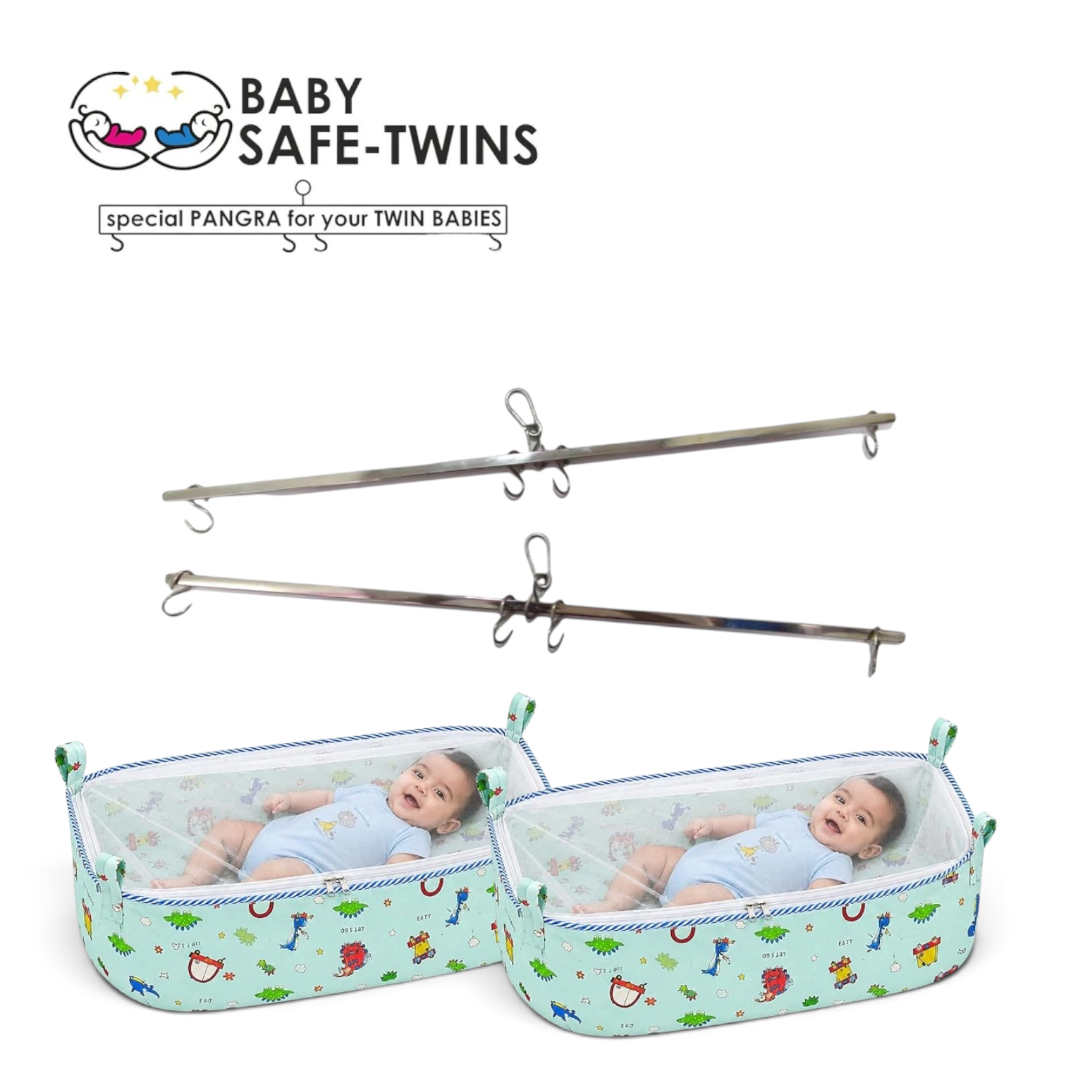Twins Pangra with Khoya set without cradle