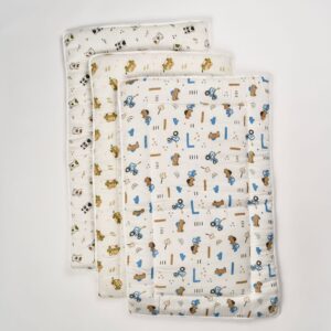 CareRio Pure Cotton Sheets/Matts for Babies – Pack of 3