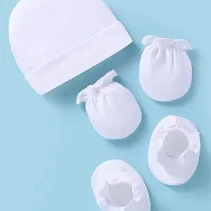 Newborn Cap Mitten Booty set combo
