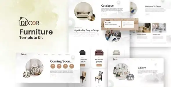 Decor – Furniture & Interior Design Elementor Template Kit