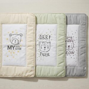 CareRio Pure Cotton Linen Sheets/Matts for Babies – Pack of 3