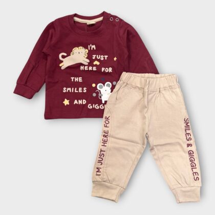 Lion Print Jogger set 0-2 years