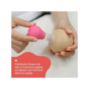 Gentle Nipple Pump for Flat Nipples – Correct Latch Issues Instantly