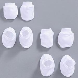 DES-BB-P067 Mitten Booty Set (White) (Pk-2)(PM)