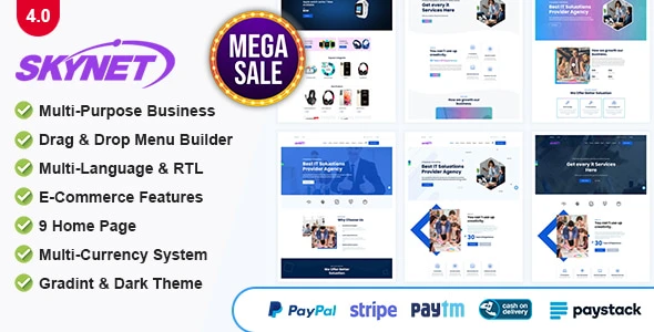 Skynet – Multipurpose Business CMS