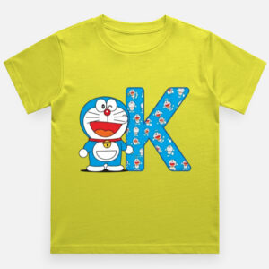 K Doraemon Crew Neck T-Shirt
