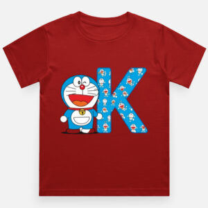 K Doraemon Boy's Crew Neck T-Shirt